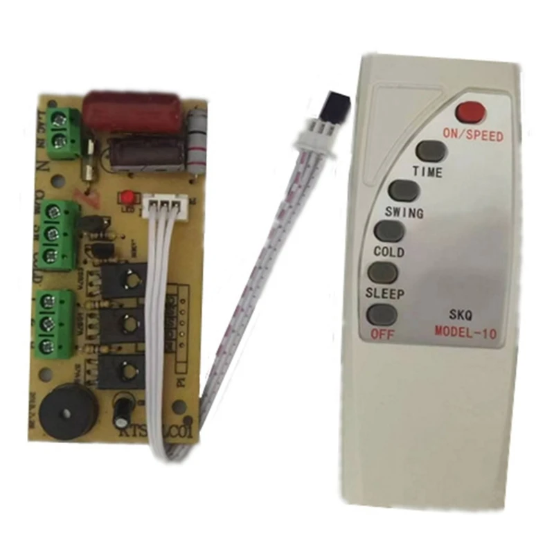 Electric Fan Circuit Control Universal Board Remote Control Board Air Conditioning Fan Control Panel Replacement