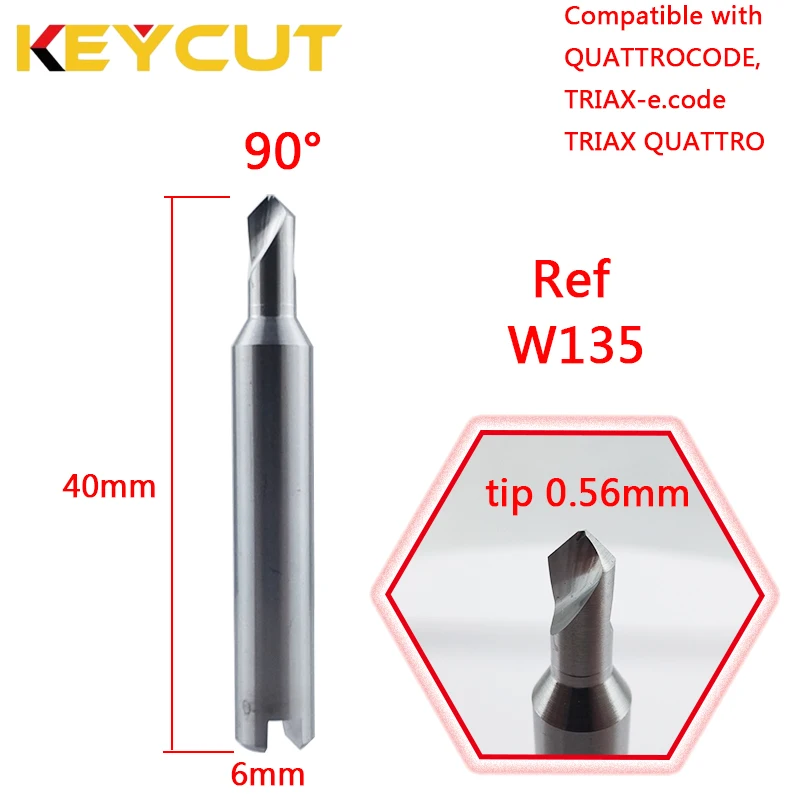 

SILCA W135 Milling Cutter Fits SILCA TRIAX QUATTROCODE TRIAX-e.code TRIAX QUATTRO Key Machines Aftermarket Locksmith Tools