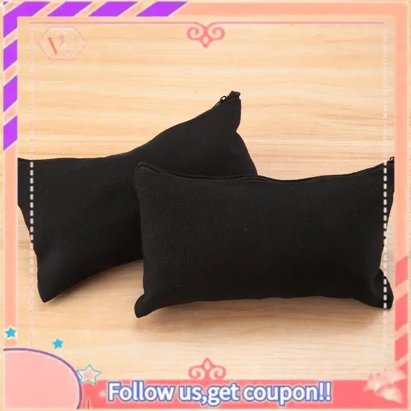 

Upgraded 15 Pcs Black Blank Canvas Bag 8.3X4.7In Stationery Storage Zipper Bag Diy Graffiti Pencil Case Diy Gift Bag