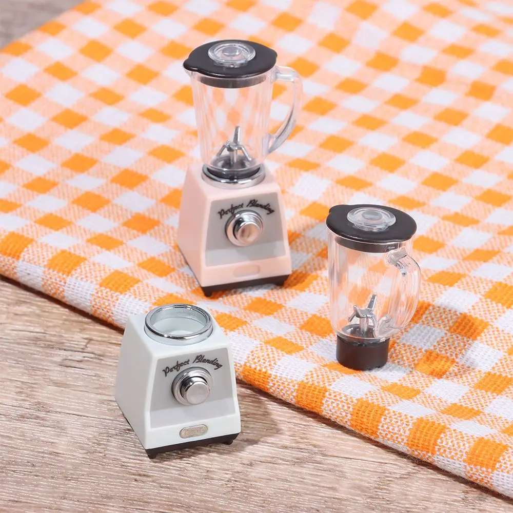 Extractor de jugo de regalo, taza de café, accesorios en miniatura para casa, muebles de cocina, cafetera 1:12 para casa de muñecas