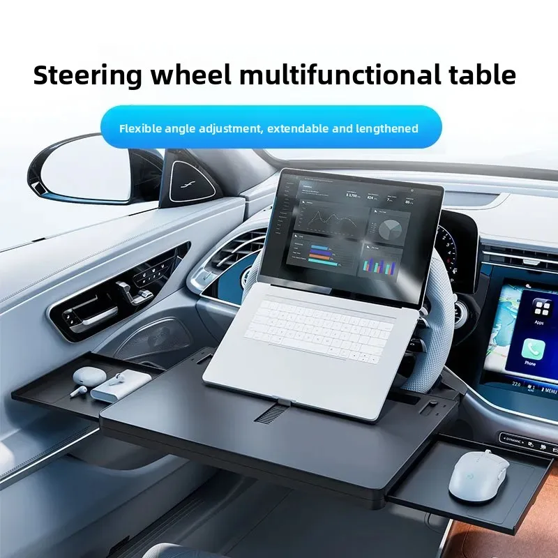 Car steering wheel, small table board, car suspension dining table board, water cup holder, multi-functional