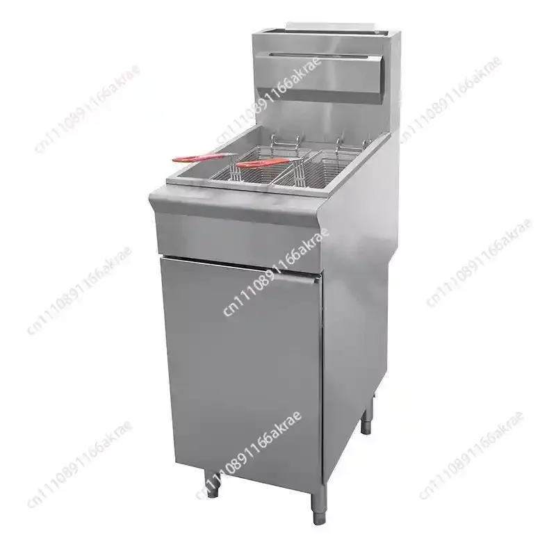 for single cylinder double screen gas fryer large capacity fryer commercial fryer constant temperature