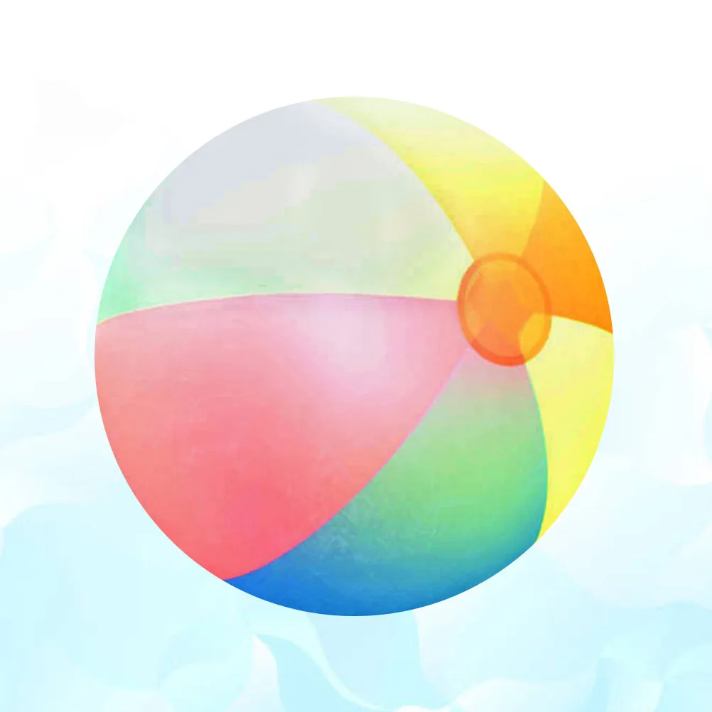 Pallone da spiaggia gonfiabile colorato arcobaleno Materiale premium Palloni da spiaggia gonfiabili per piscina estiva per bambini sicuri per interni ed esterni
