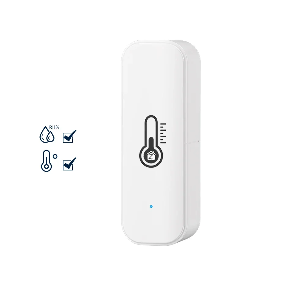 

TH08Z Белый 1-10 шт. Zigbee Датчик температуры и влажности Zigbee Smart Life Дистанционный монитор для умного дома