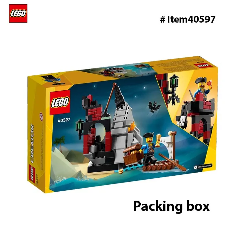 LEGO 40597 Conjunto de construção GWP da Ilha Pirata assustadora comemora o Halloween – Este LEGO ®   Brinquedo criador para crianças 214PCS