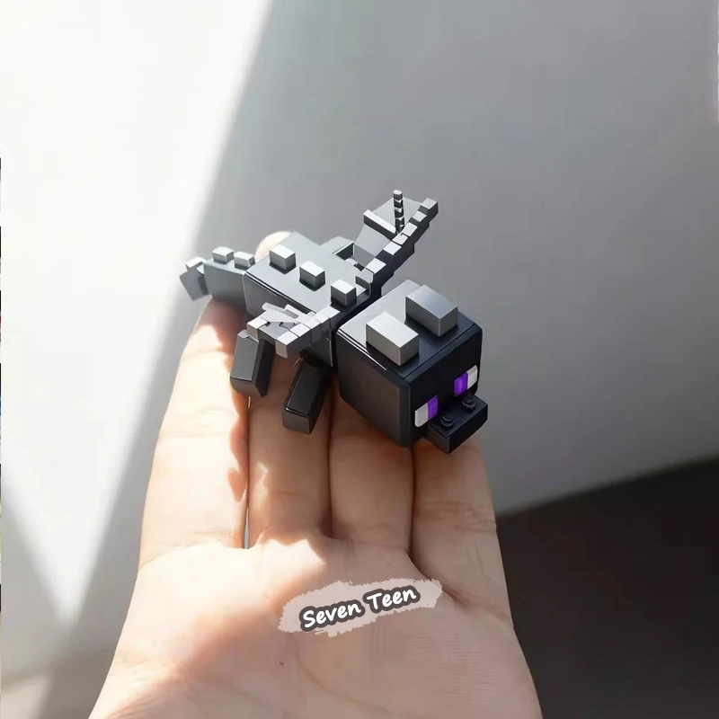 Niedliches Pixel Mini-Ornament Pixel-Drachenjunges Voll Artikuliertes Spielzeug 3D-Gedrucktes Spielzeug Geburtstagsgeschenk Heim-Deko