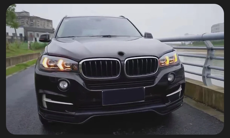 AKD Head Lamp for BMW X5 F15 LED Headlight 2013-2018 Headlights F15 F85 DRL Turn Signal High Beam Angel Eye Projector