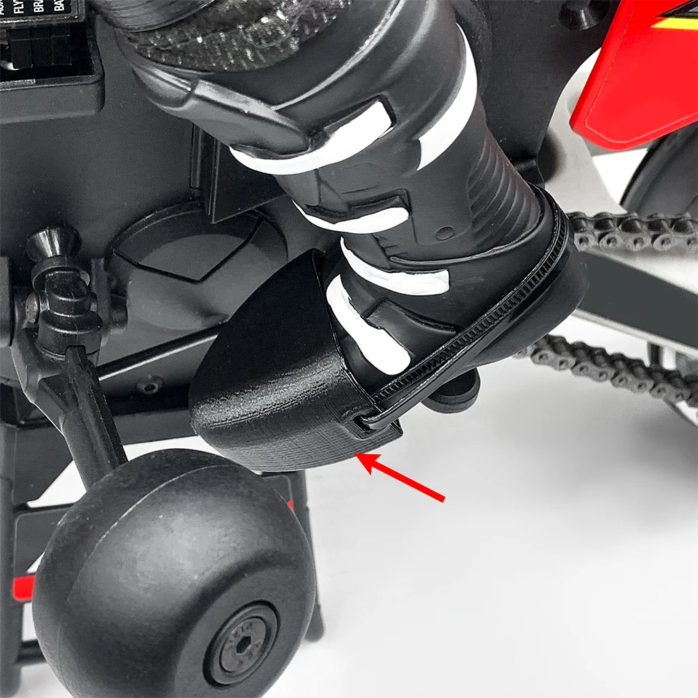 TRINOOD RC Moto Simulazione Ginocchiere Gomitiere Boot Cover per 1/4 PROMOTO-MX Moto Parti di Aggiornamento Accessori