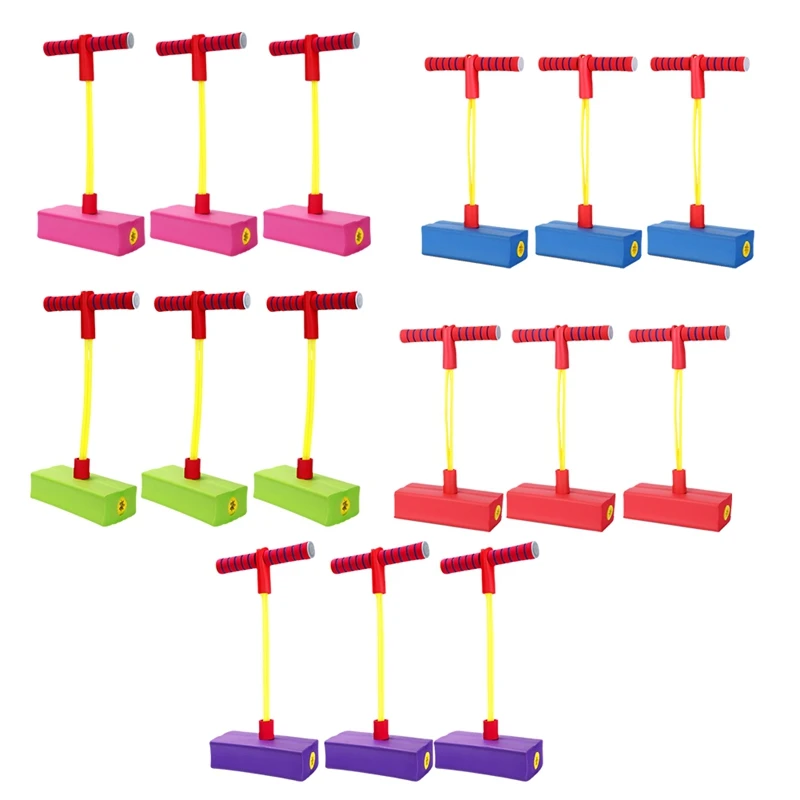 

AB68 Children's Jumping Pole Toy Indoor & Outdoor Sports Game Balance Training Foam Spring Jumping Machine Holiday Gift