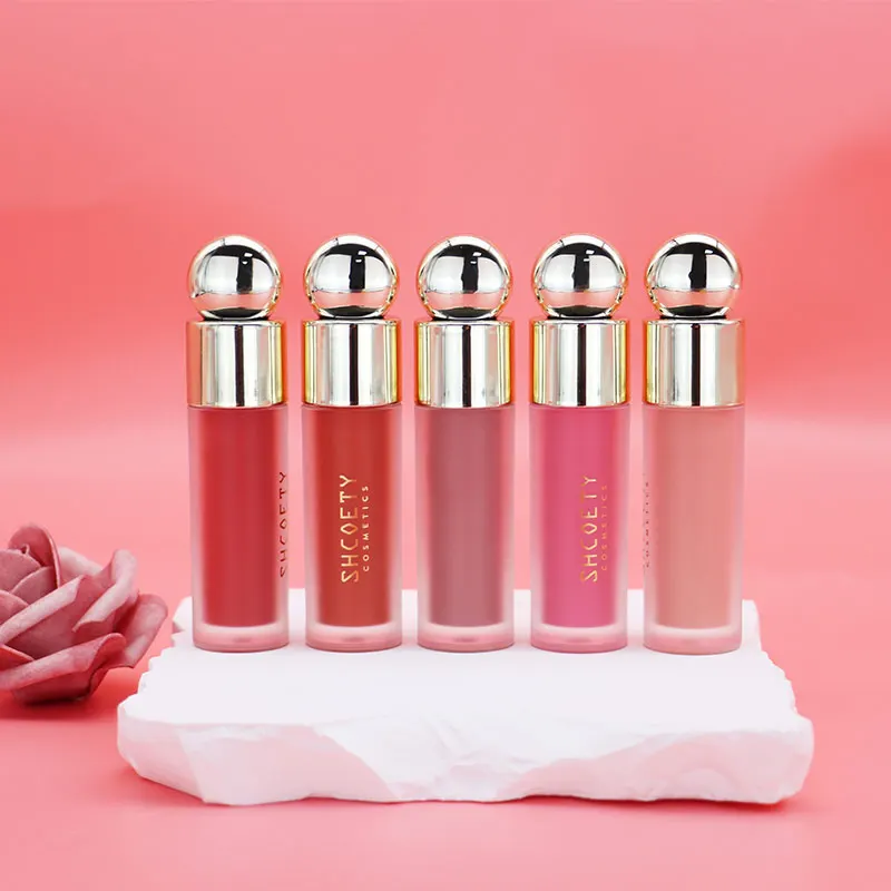 New 5 Colors Matte Liquid Blush Lasting Beauty Natural Hydrating Not Easy To Fade Rouge For Face Cosmetics