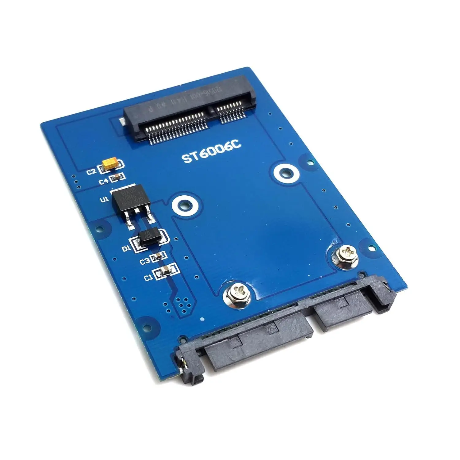 

JoniSerl Slim Type 68pin mSATA SSD to 2.5" SATA 3.0 22pin 6Gbps HDD Adapter Hard Disk PCBA