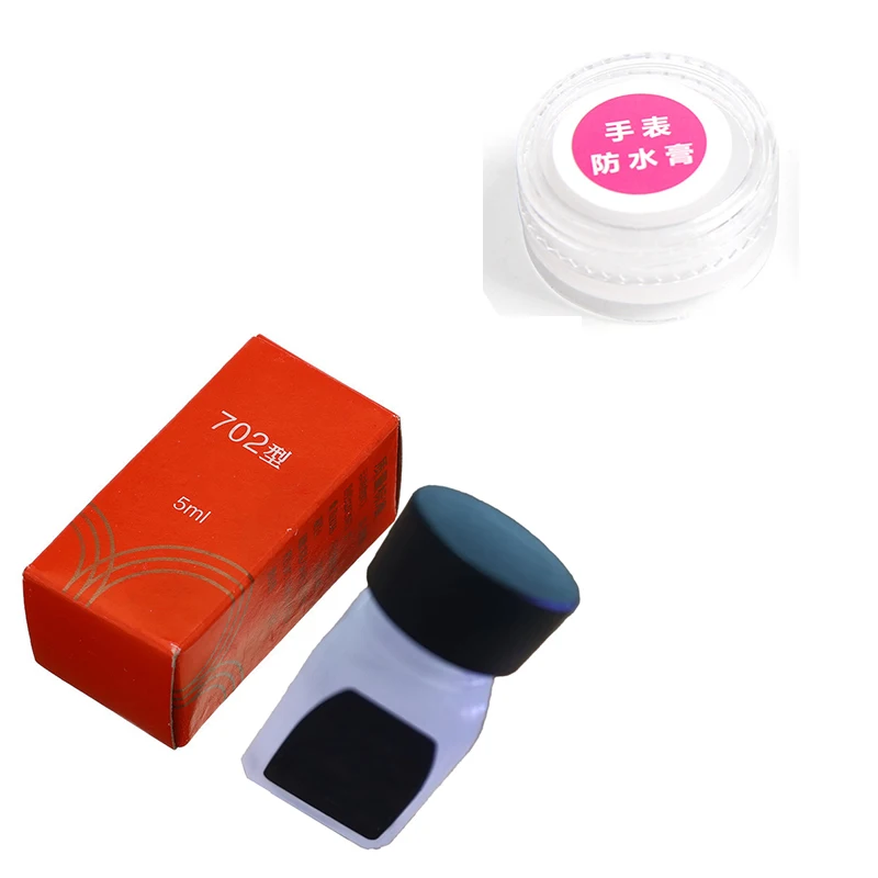 

2Pcs Clock Maintenance Watch Oil Premium Cleaning Lubricating Oil For Watch Core Silicone Grease Oil Waterproof Sealing Oil Set