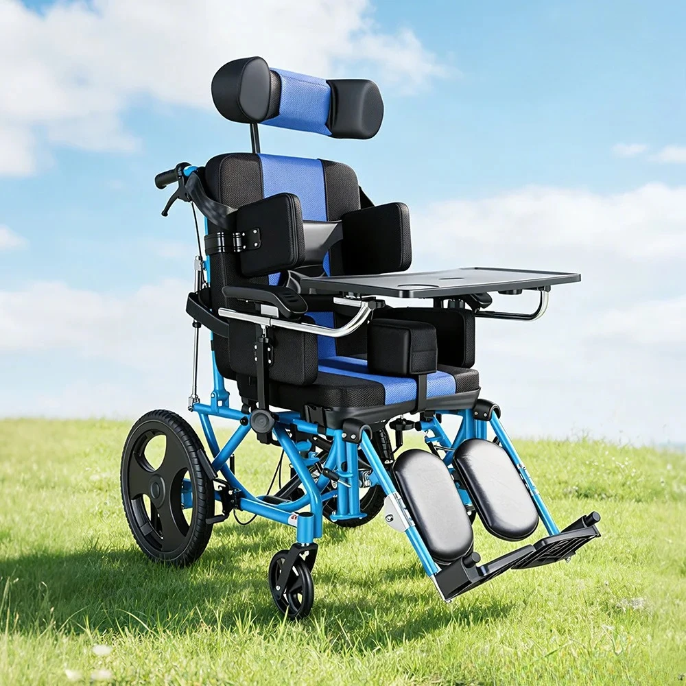 Children Handicapped Cerebral Palsy Wheelchair Chairs Adult Special Need Stroller for Disabled