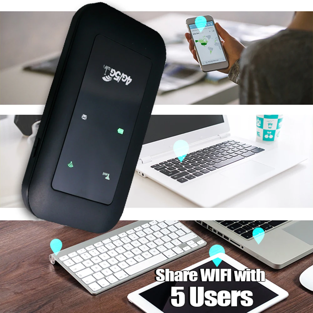 WiFi Repeater 4G Router Amplifier Network Expander 150Mbps 3G/4G SIM Card Slot Wireless WiFi Adapter Desktop
