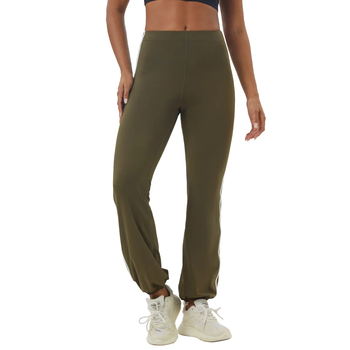 

Mermaid Curve Sports Casual Pants High Waist Tunic Pants Women's Belly-Tucking Yoga Pants Outdoor Training Cropped Pants