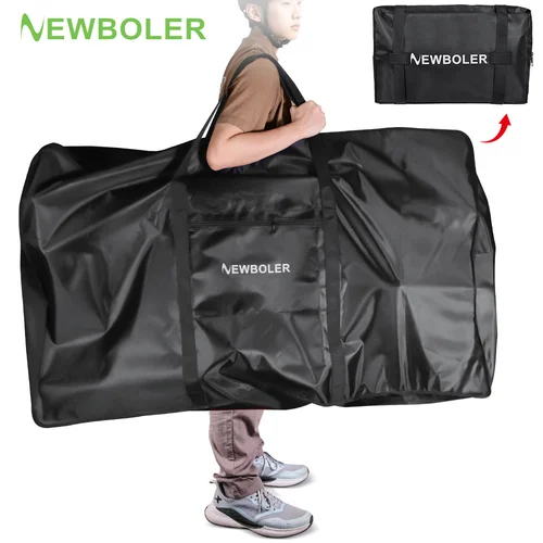 NEWBOLER 2023 bolsa de transporte para bicicleta de montaña para bicicleta de ciclismo portátil de 26-27,5 pulgadas MTB 700C accesorios de viaje para bicicleta deporte al aire libre
