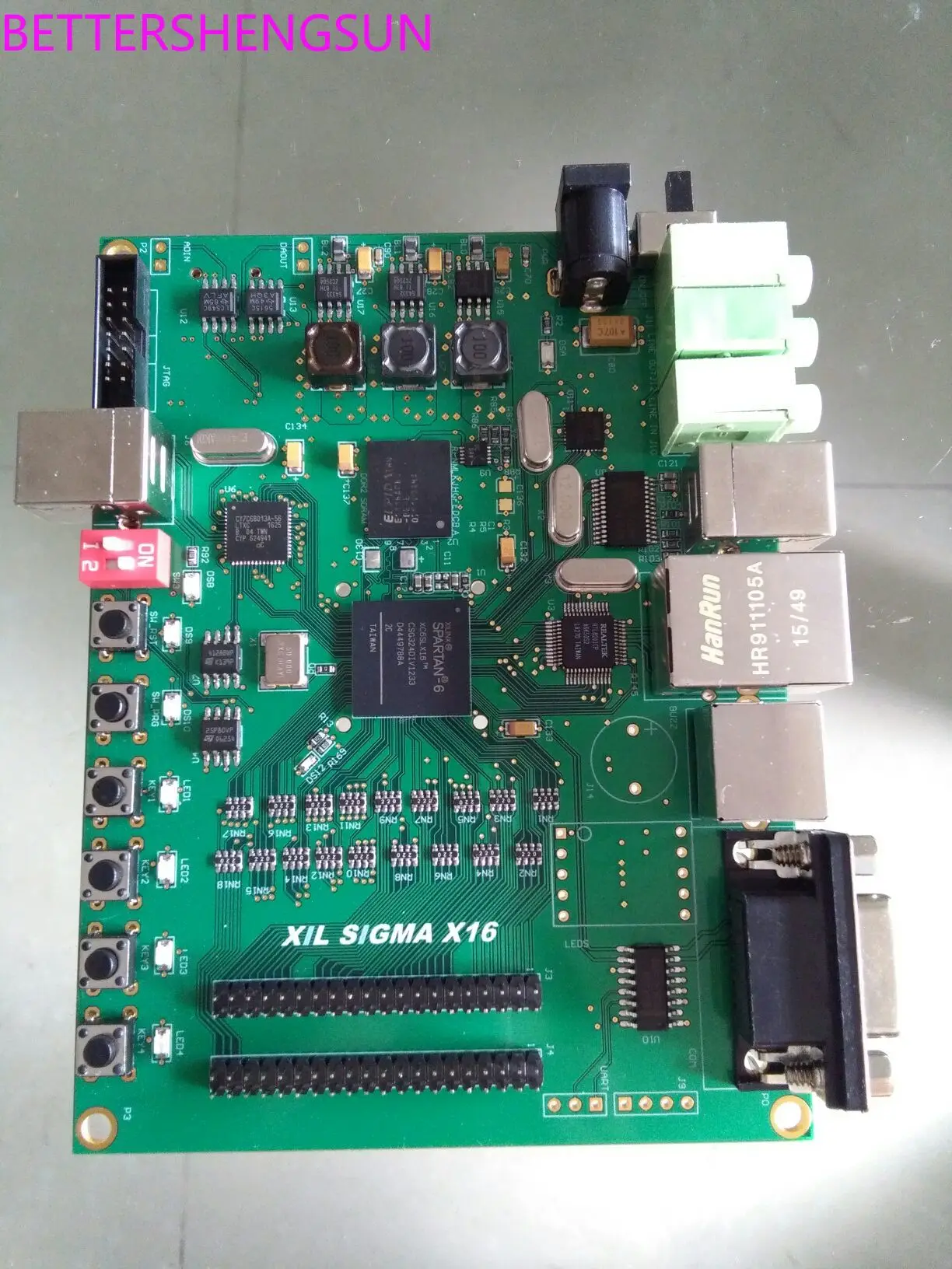 

Xilinx FPGA Development Board Spartan6 XC6SLX25 DDR2 Development Board