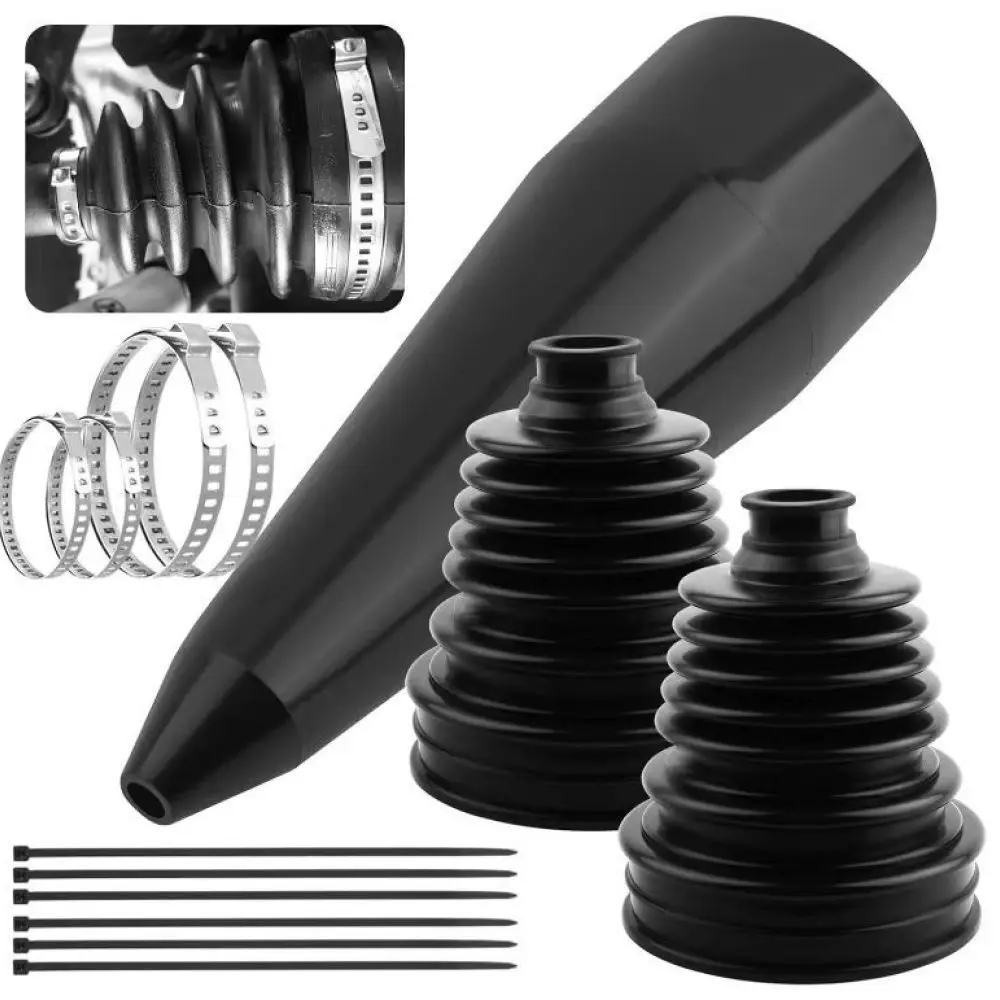 Car Driveshaft CV Joint Boot Repair Kit Universal Dust Shield Protective Rubber Sleeve Easy Installation Tool