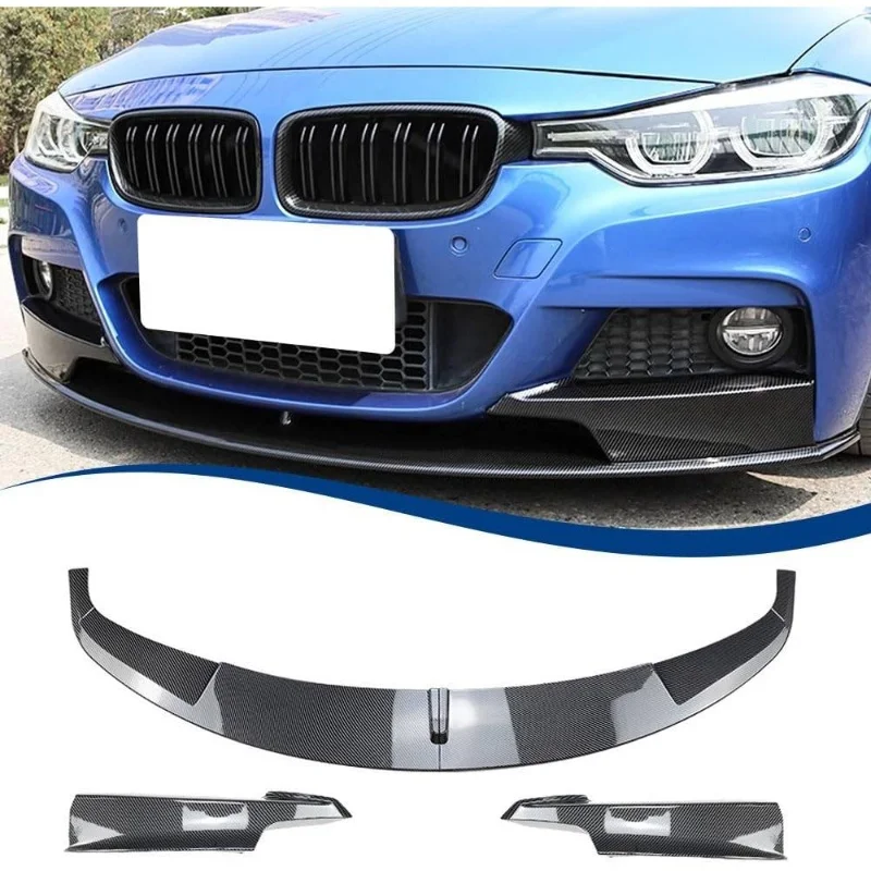

For BMW 3 Series F30 F31 320i 325i 330i 2013-2019 M Sport Tuning ABS Front Splitter Spoiler Front Lip Car Accessories ​​​​​​​