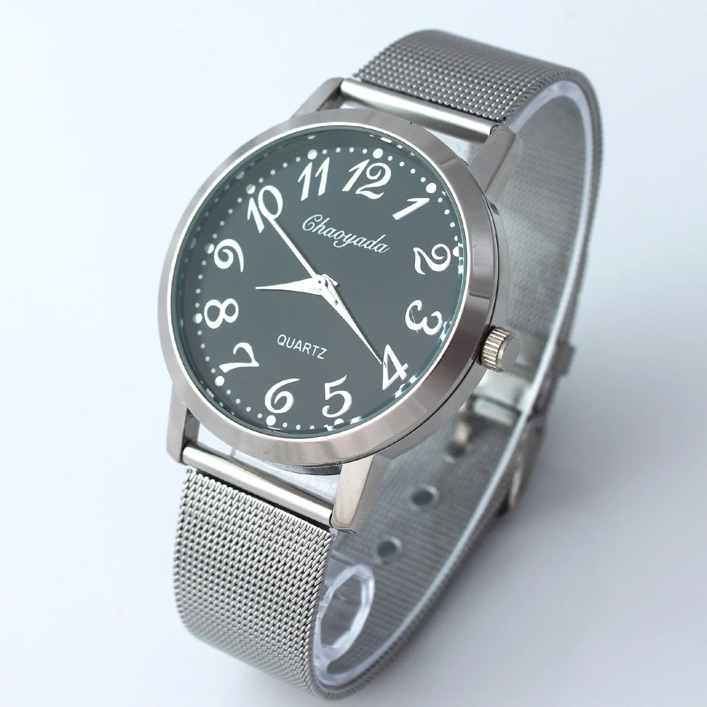 أزياء كوارتز ساعة سوار ساعة يد بسيطة للرجال والنساء #3