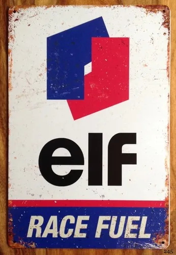 Retro Metal Sign, Garage, Man Cave, She Shed, Bar  30cm x 20cm Elf Race Fuel --Tin Sign