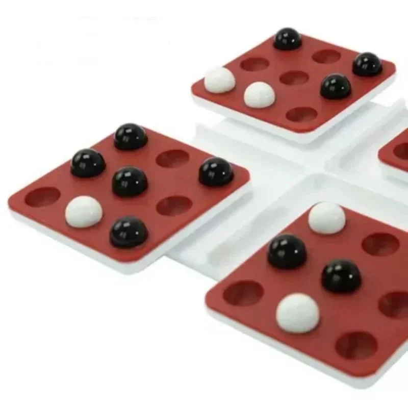 Pentago Game Pentago Board Game Gomoku Magic Gomoku With Black And White Beads Parenting Puzzle Board Game Chess Gobang Qenueson