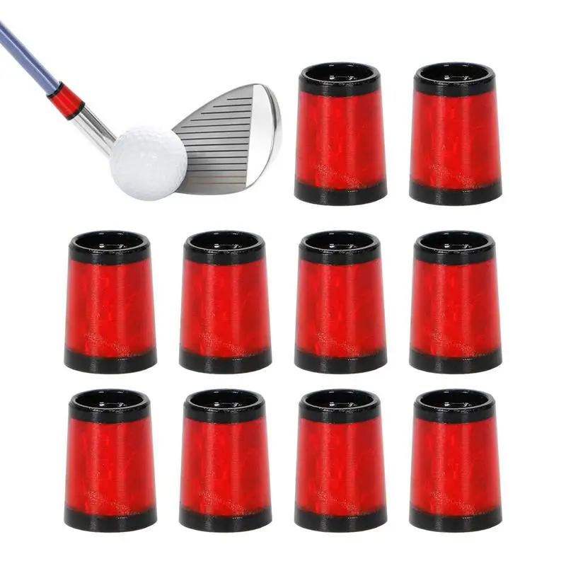 Golf Club Ferrules Durable 10PCS Iron Ferrules Club Head Covers Golf Driver Head Covers Protect Your Clubs And Shafts Fits Most