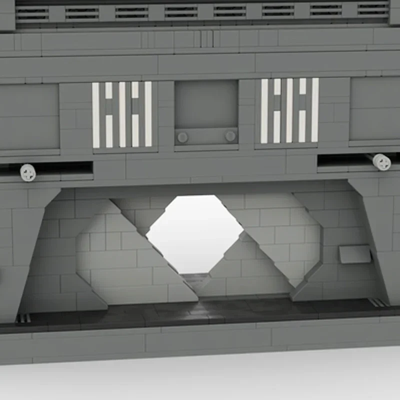 Star Movie Series Moc Bouwstenen Militaire Basis Blast Deur Modelbouw Technologie Modulaire Blokken Bouw Speelgoed Geschenken