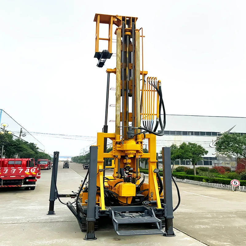 맞춤형 JDL350 300m 350m 크롤러 및 휠 기계식 탑 드라이브 수중 시추 장비