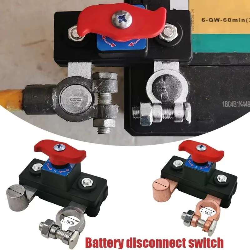 Anti-Power Off Leakage Protector Car Battery Cut Off Switch 12V/24V Disconnect Automatic Circuit Breaker Universal Auto Parts