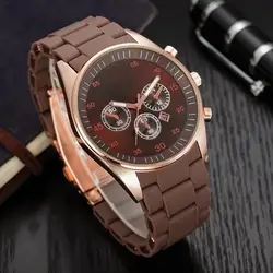 High Accuracy Quartz Watch Stylish Men's Quartz Watch with Stainless Steel Band Three Small Dials for Accurate for Daily