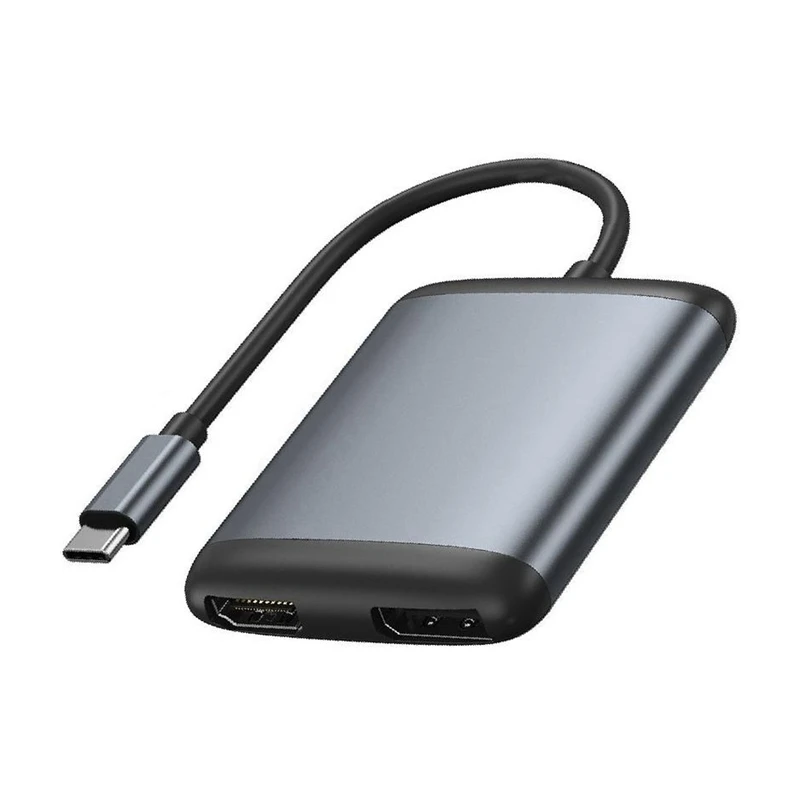 DT23 USB-C for DP Docking Station 4K60Hz Laptop Adapter PD100W Fast Charging Supports Mirroring MST Extended Display for Office