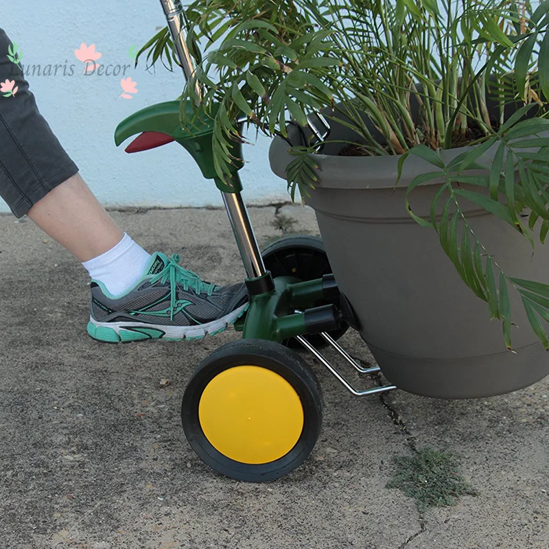 Gardening flower pot handling trolley household potted plants green plant trolley artifact gardening artifact