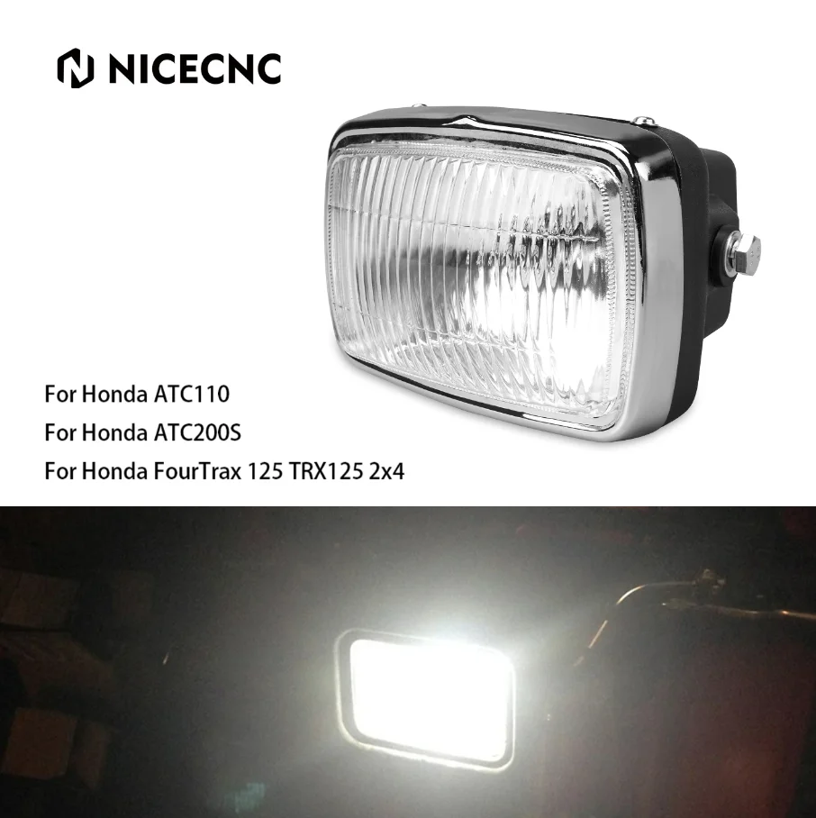 

Фара передняя NICECNC для квадроциклов Honda ATC110, ATC200S, TRX125, ATC 110, 200S, TRX 125, артикул 33100-VM4-003