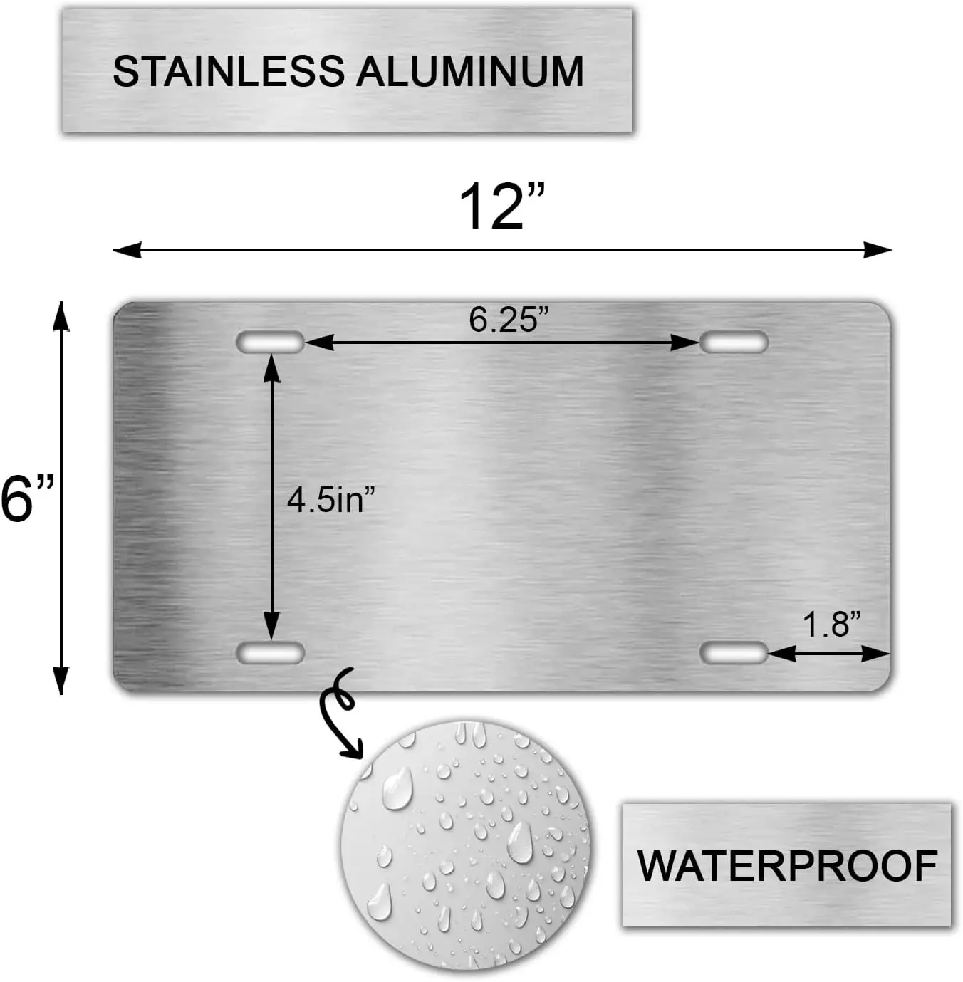 لوحة ترخيص ألومنيوم باهظة الثمن وصعبة للنساء، لوحة ترخيص مضحكة، لوحات زينة للسيارات وإكسسوارات السيارات الوردية
