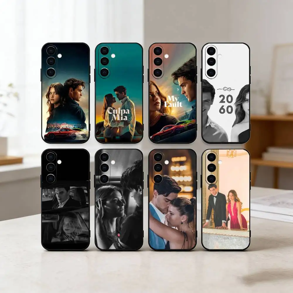 

My F-Fault Culpa Mia Phone Case For Samsung Galaxy A91,80,73,72 ,71,53,52,32 ,31,22,21s,20,Soft Black Case