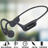 B33 Ear Hook Bone Conduction Sports Headphone Wireless Earphone Bluetooth 5.4 Headset Hands-free with Mic for Running