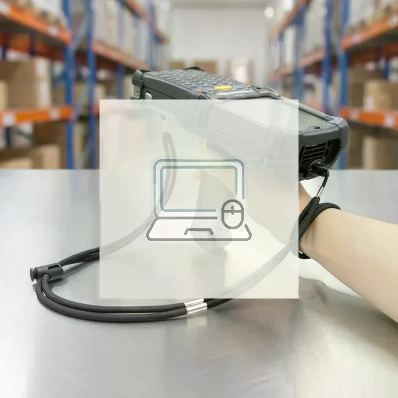 Adjustable Wrist Lanyard Ergonomic Soft Nylon Strap for Handheld Barcode Scanner PDA Long Shift Warehouse Work
