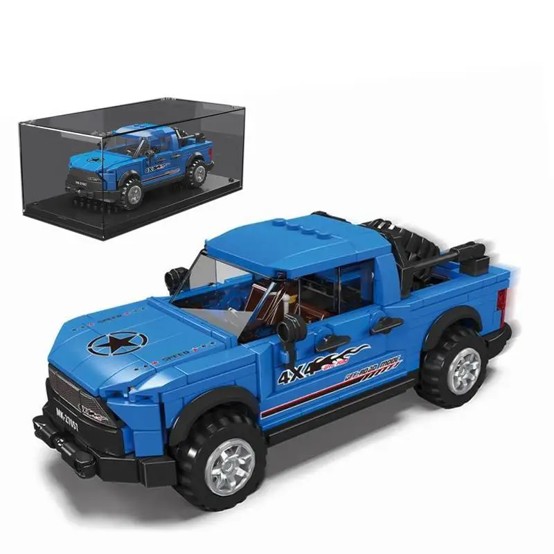 27057 Pickup Truck Model 465PCS  City Mini Famous Car Series Building Blocks Sets Assembled Small Particl Bricks Toys Gift