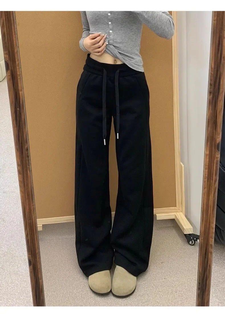 Spring Autumn New Women's Wide-leg Loose Sweatpants Korean Fashion Harajuku Casual Pants Joggers Streetwear Women Clothes