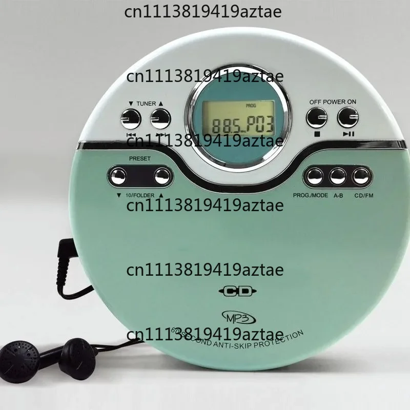 Portable CD Player Support Lossless Music Disc 3D Stereo Surround High Fidelity Sound Player