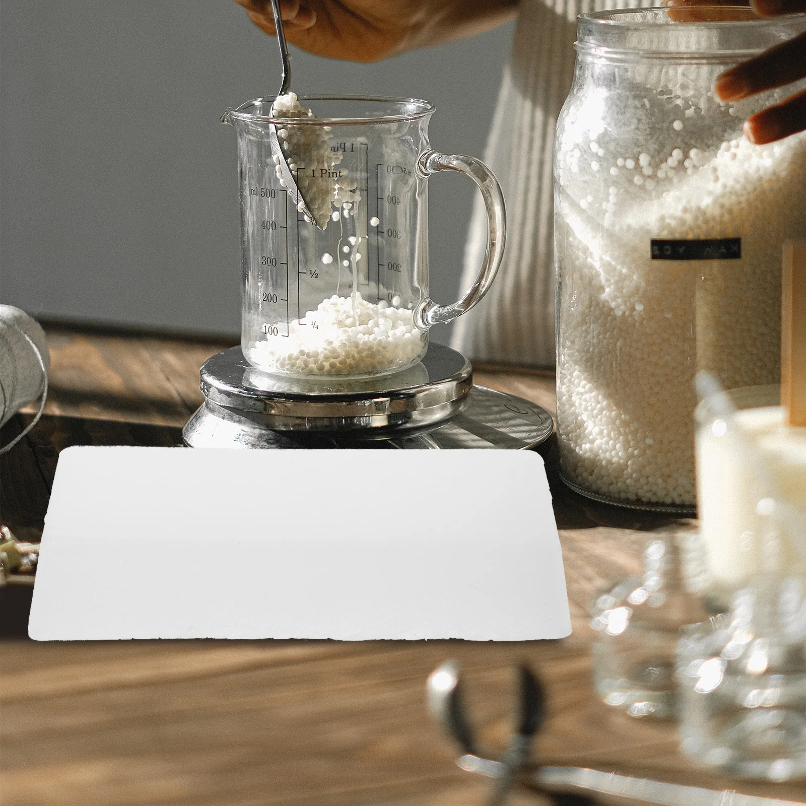 

Paraffin Wax Block Multi-Use Solid Wax For Making Wood Floor Polishing Care Diy Crafts Household Supplies