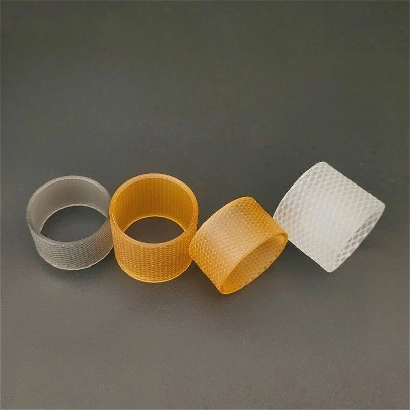 Knurling Plastic Straight Tube Measuring Cup Kitchen and Laboratory Implement