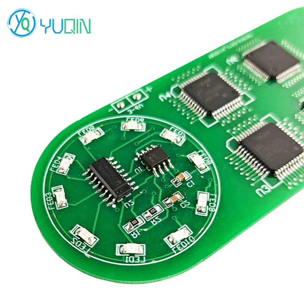 Kit de prática de solda QFP SMD - Placa de treinamento de solda SMD para circuito de luz de fluxo LED, desenvolvimento de habilidades eletrônicas