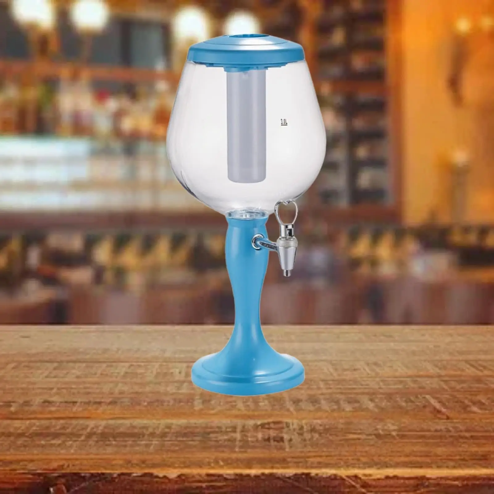 Beer Beverage Dispenser 3L Drink Dispenser for Gameday Kitchen Outdoor
