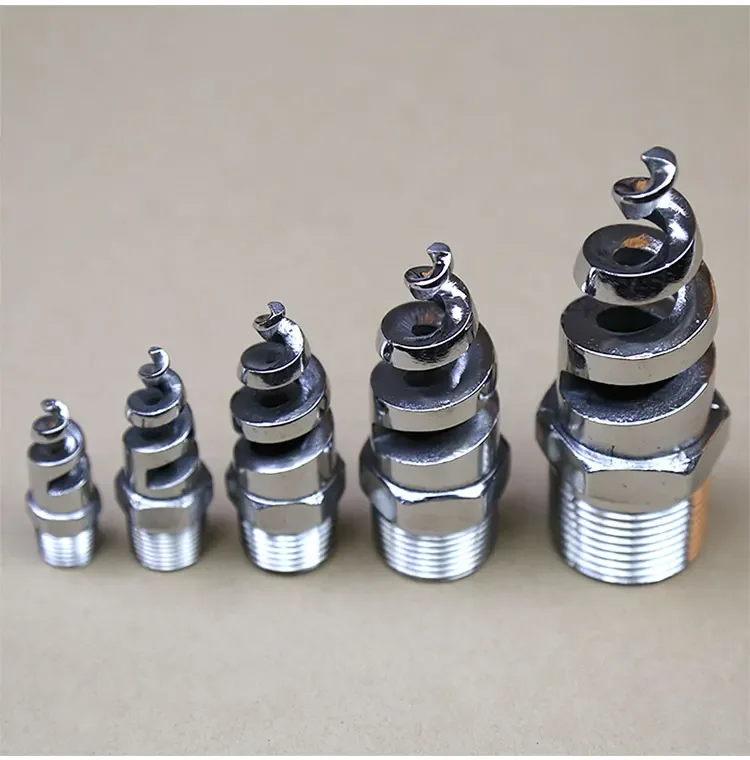 1PCS Faucet Nozzle Steel Spiral  Acid and Alkali Resistant Anti-Corrosion Desulfurization Denitration Cleaning