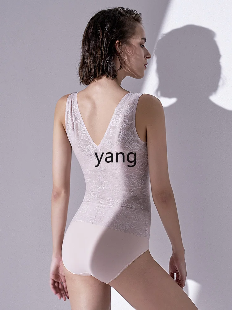 CX shapewear top, new ultra-thin lace chest rest, body girdle base