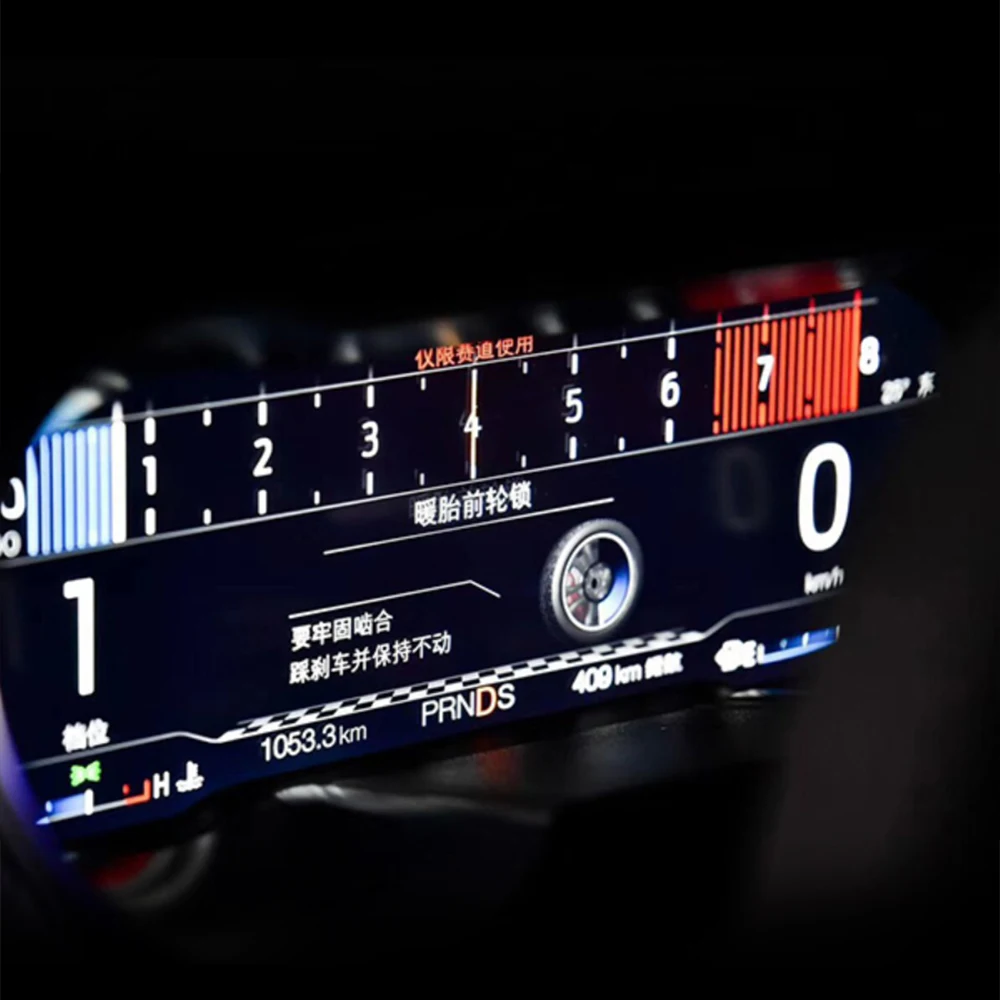 New Digital Cluster Odometer Screen For Ford Mustang LCD Multimedia Player Dashboard Instrument Panel Speed Meter Car Accessorie