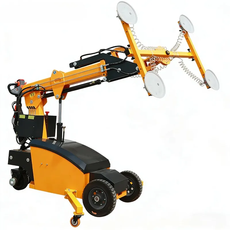 Professional Vacuum Glass Lifter Machine 600kg 6 Pads Factory Direct Sale Heavy Duty Robotic Glazing Lifter Manufacturer