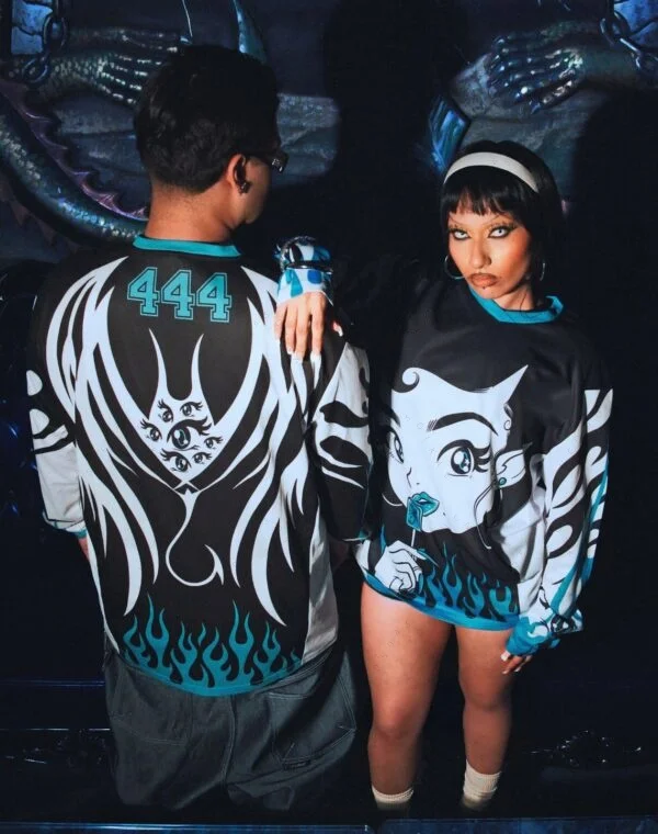 Y2K Anime Print Long Sleeve Men Women T-Shirt Harajuku Streetwear Punk Flame Graphic Top  Tokyo Future Trends Motorcycle T-shirt